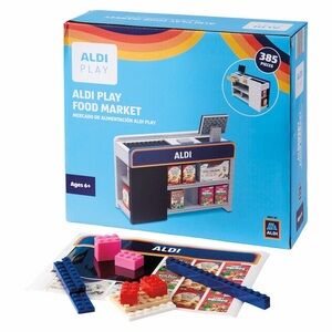 ALDI Play Food Market Playset 385 Pieces